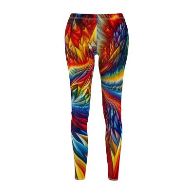 Leggings - The Psychedelic Octopus Bright Fractal Print